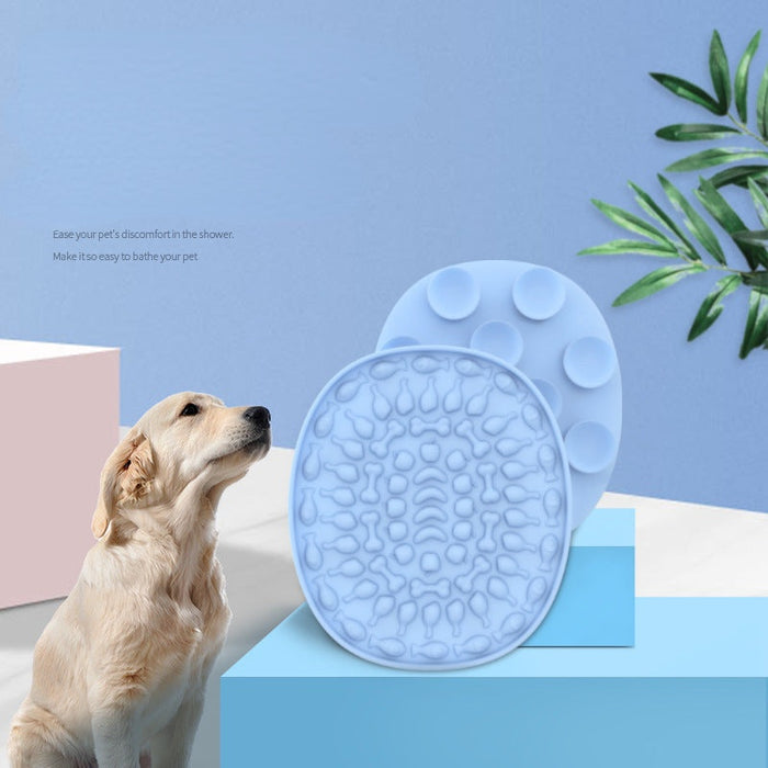 Jewelry WholesaleWholesale blue silicone pet licking tray JDC-FT-SZQL022 fidgets toy 潜乐 %variant_option1% %variant_option2% %variant_option3%  Factory Price JoyasDeChina Joyas De China