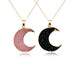 Jewelry WholesaleWholesale pink moon resin necklace MOQ≥6 JDC-NE-Juej012 Necklaces 觉际 %variant_option1% %variant_option2% %variant_option3%  Factory Price JoyasDeChina Joyas De China