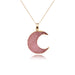 Jewelry WholesaleWholesale pink moon resin necklace MOQ≥6 JDC-NE-Juej012 Necklaces 觉际 %variant_option1% %variant_option2% %variant_option3%  Factory Price JoyasDeChina Joyas De China