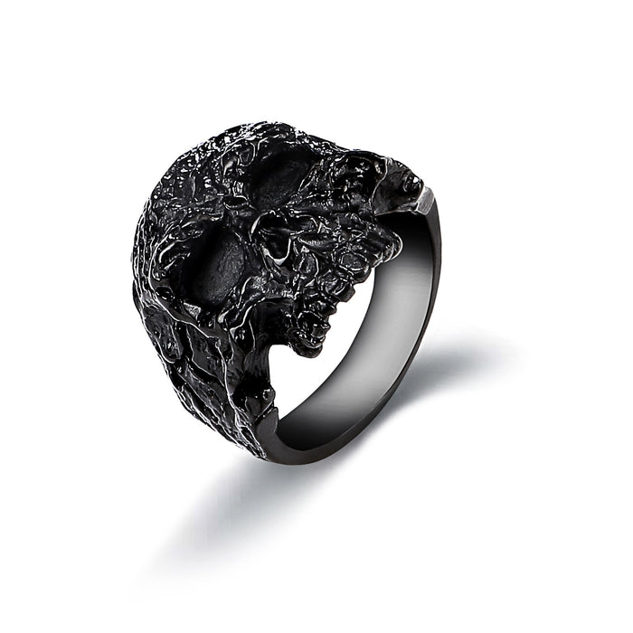 Wholesale Men's Rings Titanium Punk Skull JDC-RS-YiS008