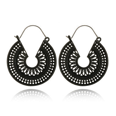 Jewelry WholesaleWholesale Bohemian style vintage hollowed out metal Earrings JDC-ES-C468 Earrings 陌茗 %variant_option1% %variant_option2% %variant_option3%  Factory Price JoyasDeChina Joyas De China