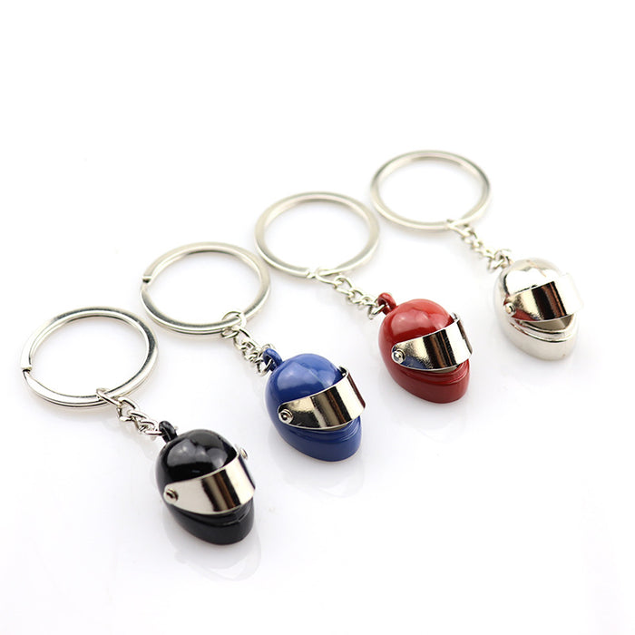 Jewelry WholesaleWholesale Metal Mini Hard Hat Motorcycle Keychain MOQ≥2 JDC-KC-XunXin003 Keychains 浔鑫 %variant_option1% %variant_option2% %variant_option3%  Factory Price JoyasDeChina Joyas De China