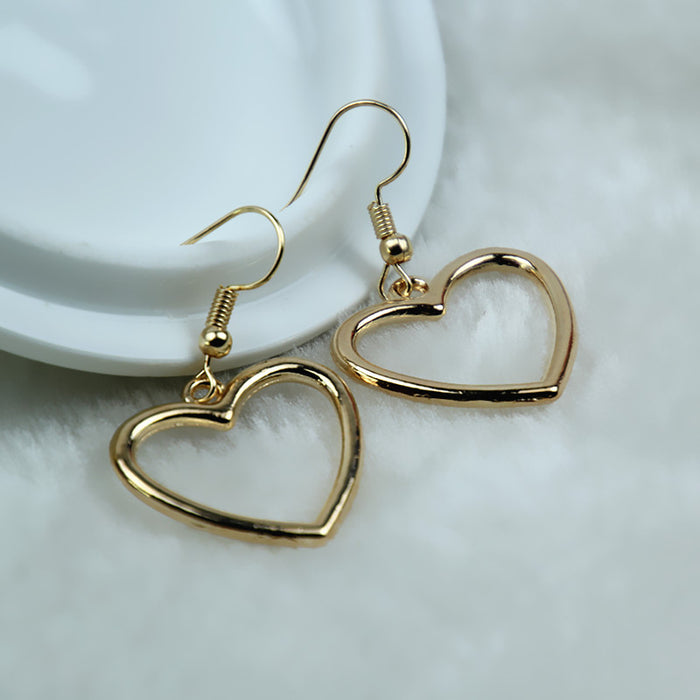 Wholesale Alloy Heart Earrings JDC-ES-Haoli002