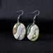 Jewelry WholesaleWholesale round shell earrings JDC-ES-GSDB022 Earrings 丹比华比 %variant_option1% %variant_option2% %variant_option3%  Factory Price JoyasDeChina Joyas De China