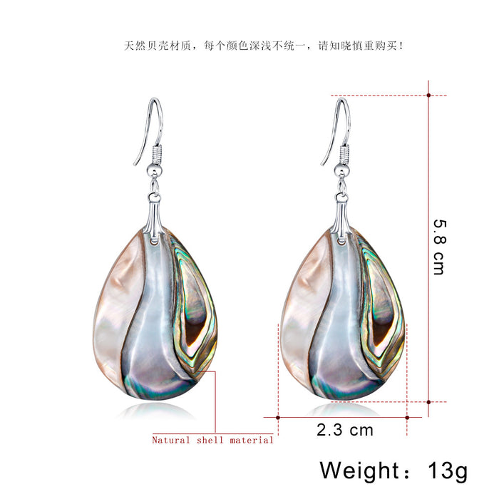 Jewelry WholesaleWholesale shell water drop earrings JDC-ES-GSDB020 Earrings 丹比华比 %variant_option1% %variant_option2% %variant_option3%  Factory Price JoyasDeChina Joyas De China