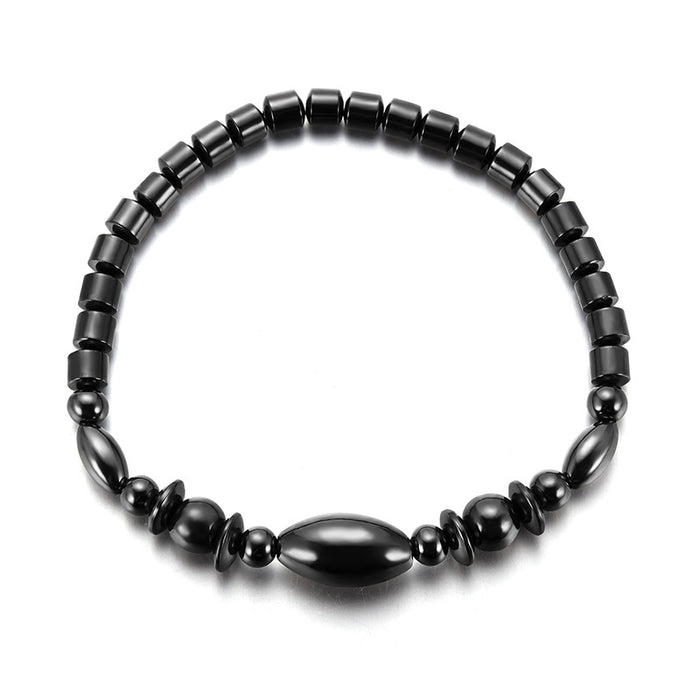 Jewelry WholesaleWholesale Magnetic Magnet Black Gallstone Anklet MOQ≥3 JDC-AS-XiS001 Anklets 希世 %variant_option1% %variant_option2% %variant_option3%  Factory Price JoyasDeChina Joyas De China