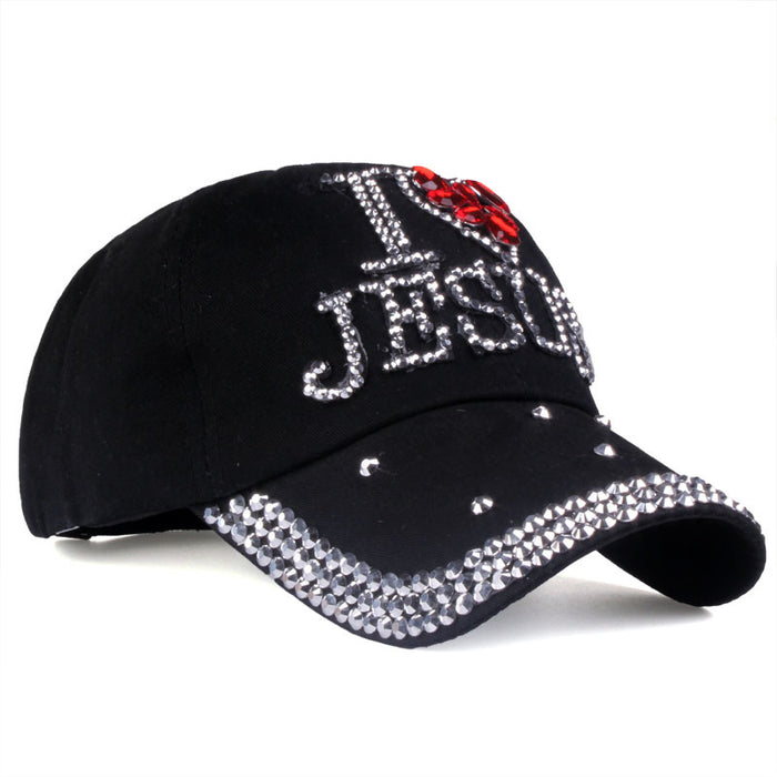 Wholesale summer new diamond-studded baseball cap ladies cap MOQ≥2 JDC-FT-TMa002