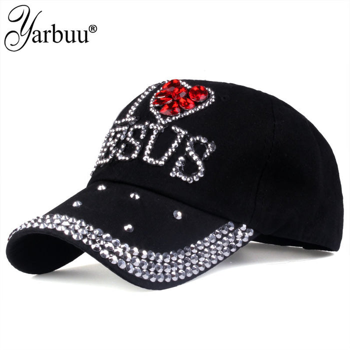 Wholesale summer new diamond-studded baseball cap ladies cap MOQ≥2 JDC-FT-TMa002