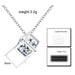 Jewelry WholesaleWholesale copper zircon cube necklace set JDC-NE-MiMeng022 Necklaces 米萌 %variant_option1% %variant_option2% %variant_option3%  Factory Price JoyasDeChina Joyas De China