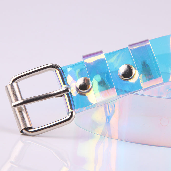 Jewelry WholesaleWholesale Ladies Belt Colorful Transparent Plastic Belt JDC-WB-KuP004 Womenbelt 酷配 %variant_option1% %variant_option2% %variant_option3%  Factory Price JoyasDeChina Joyas De China