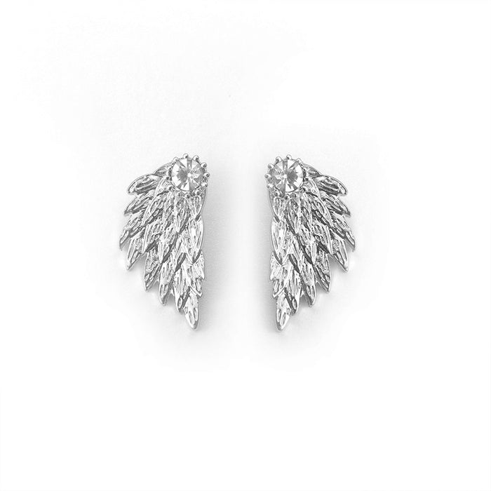 Jewelry WholesaleWholesale Wings Alloy Piercing Stud Earrings JDC-ES-D004 Piercings 晴雯 %variant_option1% %variant_option2% %variant_option3%  Factory Price JoyasDeChina Joyas De China