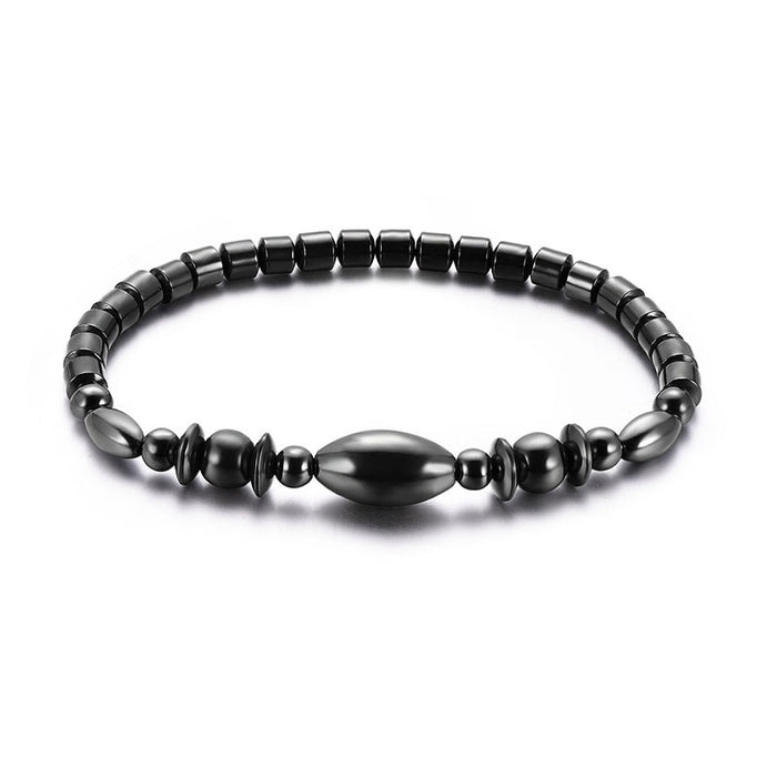 Jewelry WholesaleWholesale Magnetic Magnet Black Gallstone Anklet MOQ≥3 JDC-AS-XiS001 Anklets 希世 %variant_option1% %variant_option2% %variant_option3%  Factory Price JoyasDeChina Joyas De China