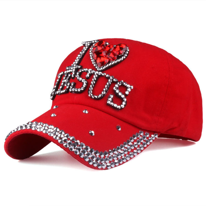 Wholesale summer new diamond-studded baseball cap ladies cap MOQ≥2 JDC-FT-TMa002