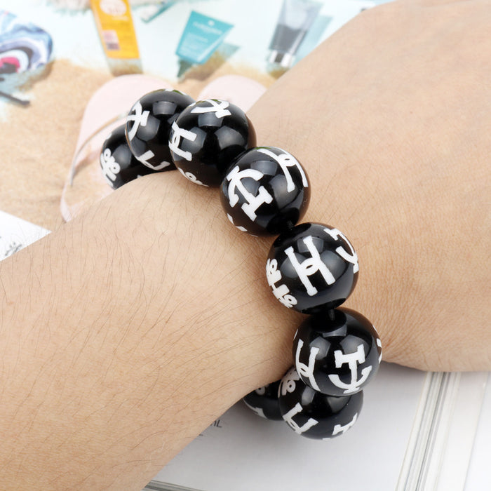 Wholesale hero black leopard bracelet jewelry Jimo Yizhu bracelet JDC-BT-AngJ002