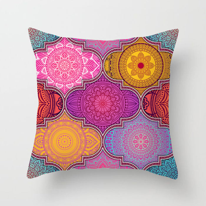 Wholesale Pillowcase Cover Mandala Print Peach Skin Super Soft JDC-PW-Jinze010