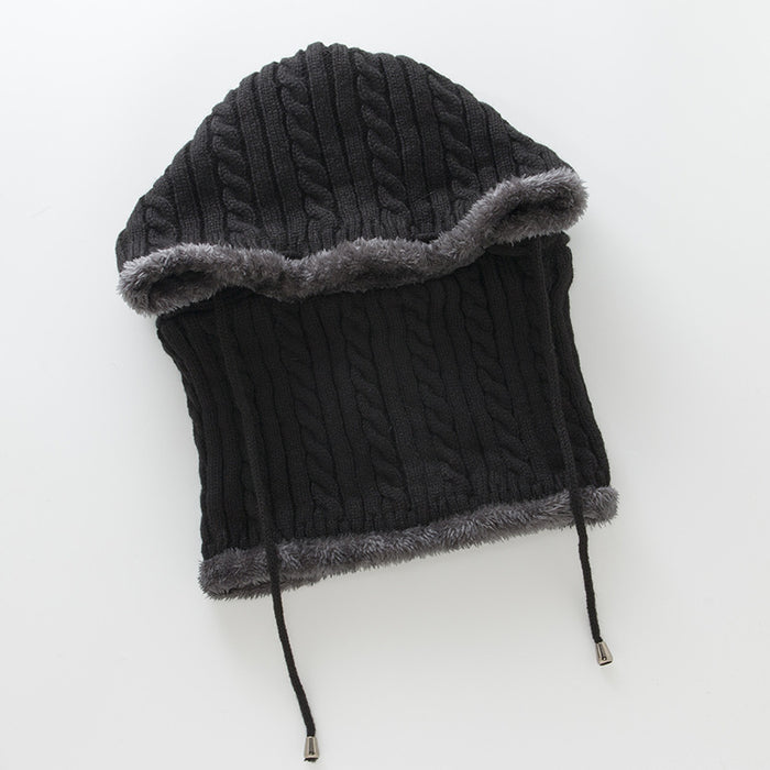 Wholesale Hat Acrylic Twist One Piece Neck Wool Ear Guard MOQ≥2 JDC-FH-Honghe001