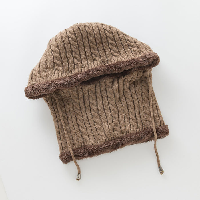 Wholesale Hat Acrylic Twist One Piece Neck Wool Ear Guard MOQ≥2 JDC-FH-Honghe001