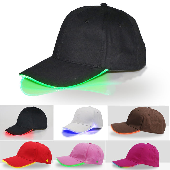 Wholesale Hat Cotton Outdoor Shade LED Lighted Cap MOQ≥2 JDC-FH-LeTao001