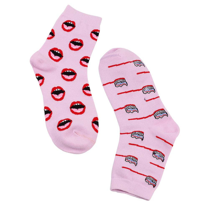 Wholesale Socks Cotton Cartoon Medium Tube MOQ≥3 JDC-SK-XQ005