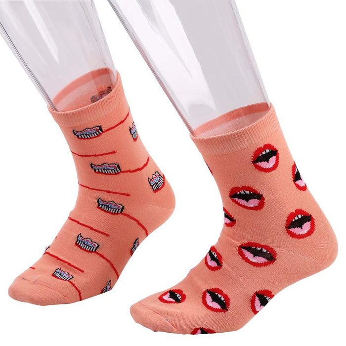 Wholesale Socks Cotton Cartoon Medium Tube MOQ≥3 JDC-SK-XQ005