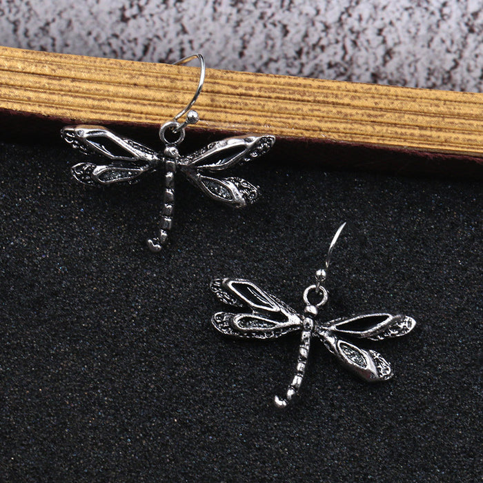 Wholesale Earrings Alloy Dragonfly Earrings JDC-ES-Yuhong025