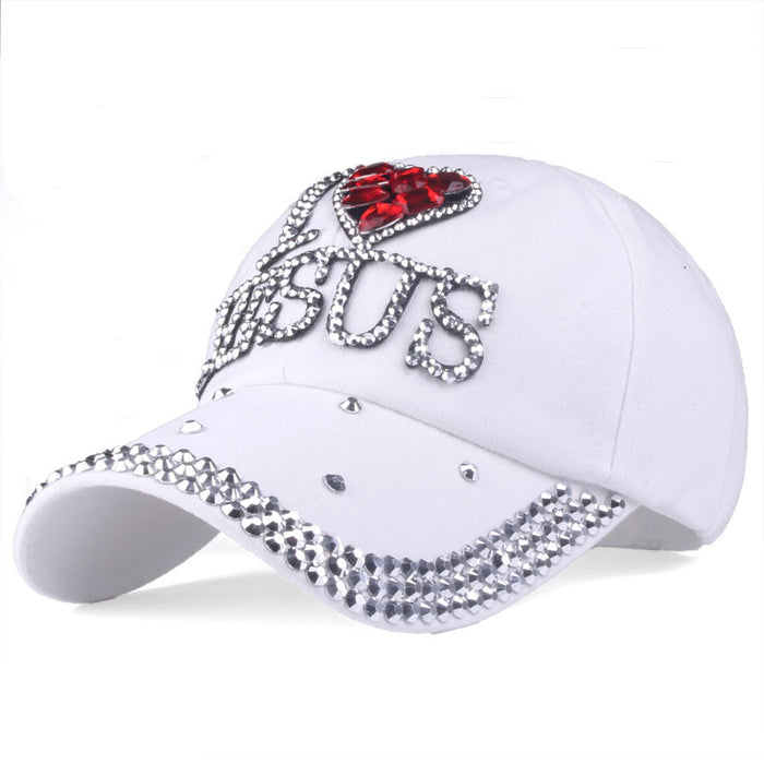 Wholesale summer new diamond-studded baseball cap ladies cap MOQ≥2 JDC-FT-TMa002