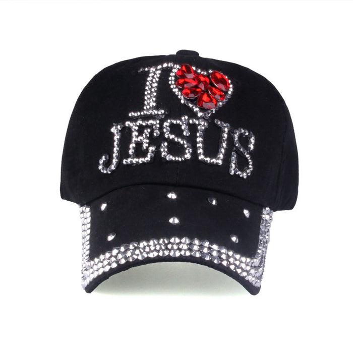 Wholesale summer new diamond-studded baseball cap ladies cap MOQ≥2 JDC-FT-TMa002