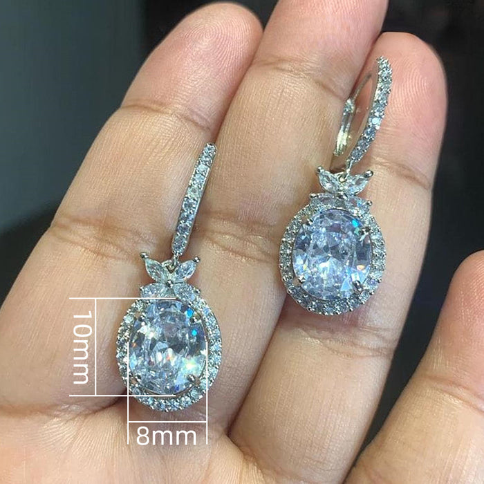 Wholesale Earrings Copper Zircon MOQ≥2 JDC-PREMCAOS-ES-011