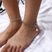 Jewelry WholesaleWholesale Beach Multilayer Alloy Anklet Star Moon Facebook Anklet JDC-AS-KJ012 Anklets 坤娟 %variant_option1% %variant_option2% %variant_option3%  Factory Price JoyasDeChina Joyas De China