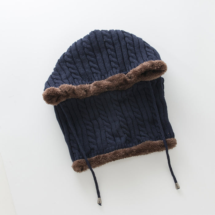 Wholesale Hat Acrylic Twist One Piece Neck Wool Ear Guard MOQ≥2 JDC-FH-Honghe001