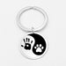 Jewelry WholesaleWholesale Palm Print Gossip Dog Paw Stainless Steel Keychain MOQ≥6 JDC-KC-FTuo001 Keychains 芳拓 %variant_option1% %variant_option2% %variant_option3%  Factory Price JoyasDeChina Joyas De China