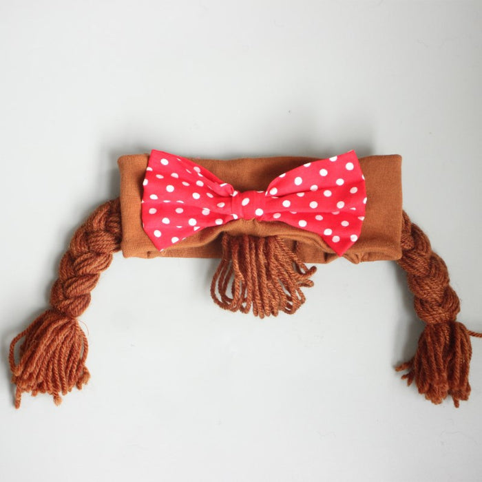 Wholesale Bow Baby Braids Headband Cotton JDC-HD-CH001