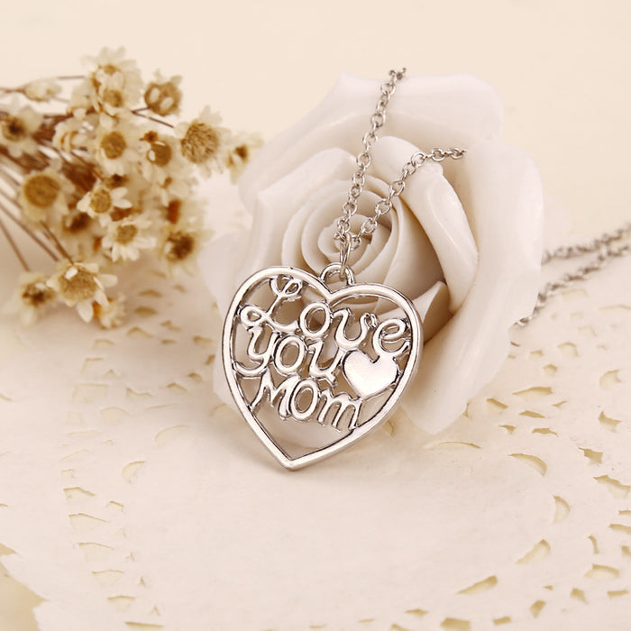 Jewelry WholesaleWholesale alloy mother's day love necklace JDC-NE-ZJ013 Necklaces 志嘉 %variant_option1% %variant_option2% %variant_option3%  Factory Price JoyasDeChina Joyas De China