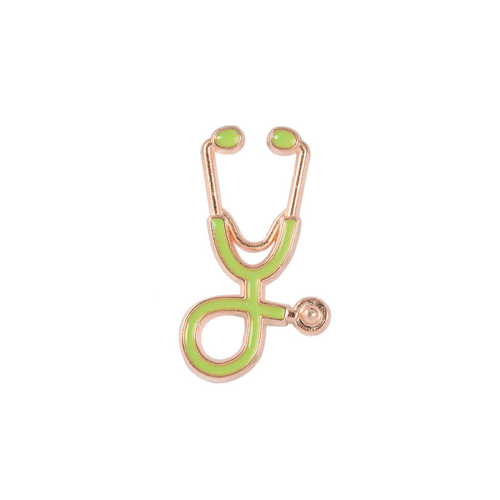 Wholesale cartoon brooch creative doctor stethoscope JDC-BC-ZhuoB004