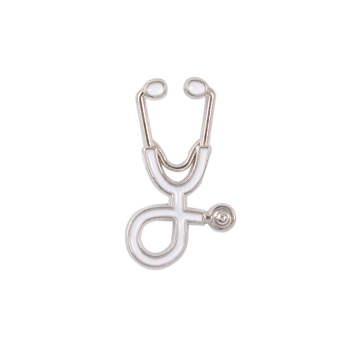 Wholesale cartoon brooch creative doctor stethoscope JDC-BC-ZhuoB004