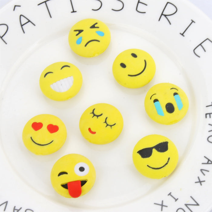 Wholesale Rubber Emoji Eraser MQO≥2 JDC-ERA-Qibo004