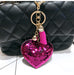 Jewelry WholesaleWholesale Sequin Heart Shape Metal Keychain JDC-KC-FeiRun039 Keychains 飞润 %variant_option1% %variant_option2% %variant_option3%  Factory Price JoyasDeChina Joyas De China