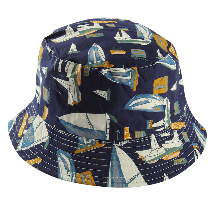 Wholesale fisherman's hat cotton printing JDC-FH-YuanC005