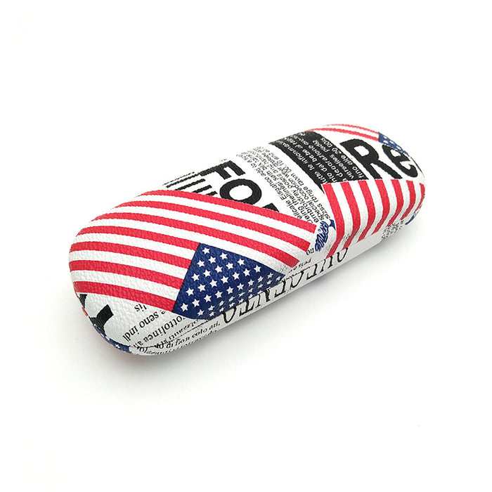 Wholesale American Flag Pattern Optical Glasses Glasses Case JDC-GA-ZhuoW001