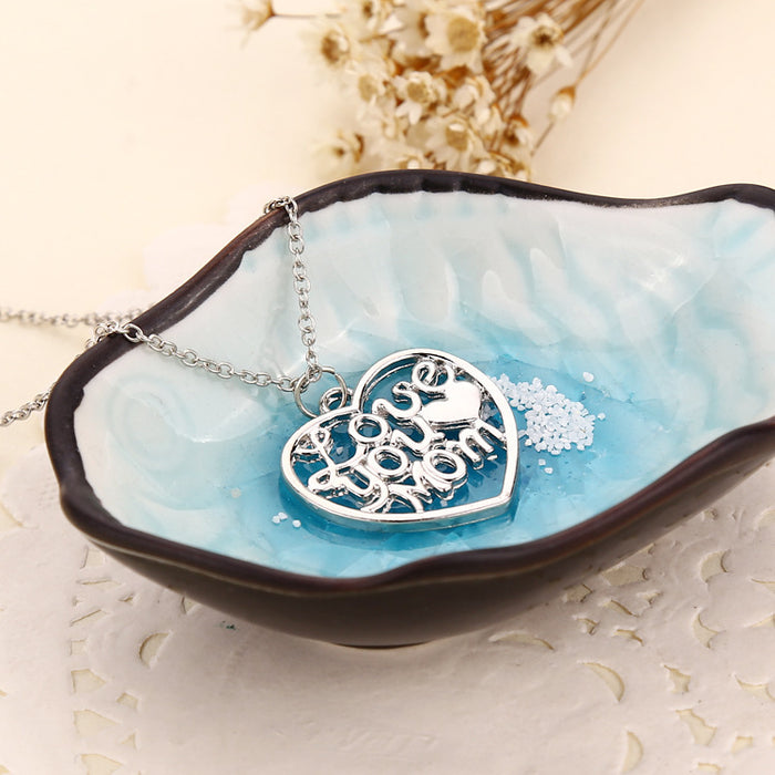 Jewelry WholesaleWholesale alloy mother's day love necklace JDC-NE-ZJ013 Necklaces 志嘉 %variant_option1% %variant_option2% %variant_option3%  Factory Price JoyasDeChina Joyas De China