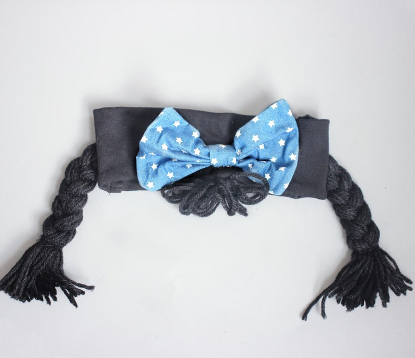 Wholesale Bow Baby Braids Headband Cotton JDC-HD-CH001