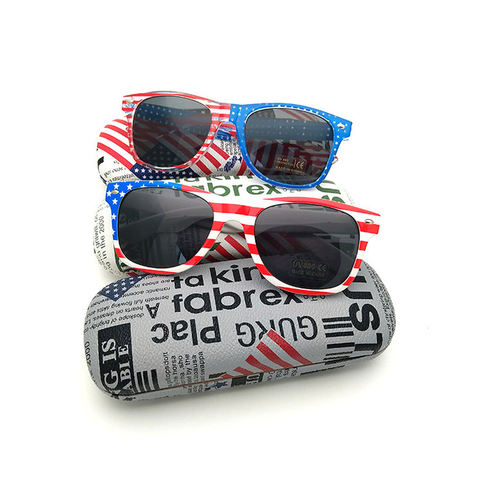 Wholesale American Flag Pattern Optical Glasses Glasses Case JDC-GA-ZhuoW001