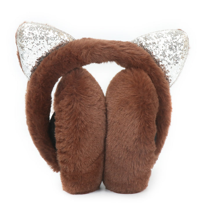 Wholesale Earmuffs Plush Warm Cat Ears JDC-EF-QiaK001