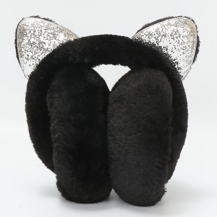 Wholesale Earmuffs Plush Warm Cat Ears JDC-EF-QiaK001