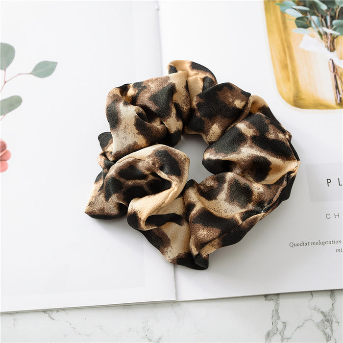 Jewelry WholesaleWholesale leopard pattern large intestine ring korean head rope JDC-HS-ST001 Hair Scrunchies 三态 %variant_option1% %variant_option2% %variant_option3%  Factory Price JoyasDeChina Joyas De China