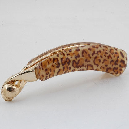 Wholesale Bow Twisted Ponytail Clip Leopard Banana Clip JDC-HC-D107