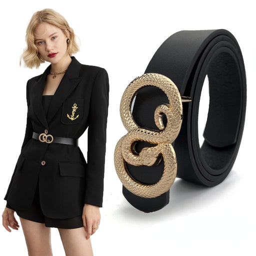 Jewelry WholesaleWholesale belt snake buckle personalized women's belt JDC-WB-BangM007 Womenbelt 邦迈 %variant_option1% %variant_option2% %variant_option3%  Factory Price JoyasDeChina Joyas De China