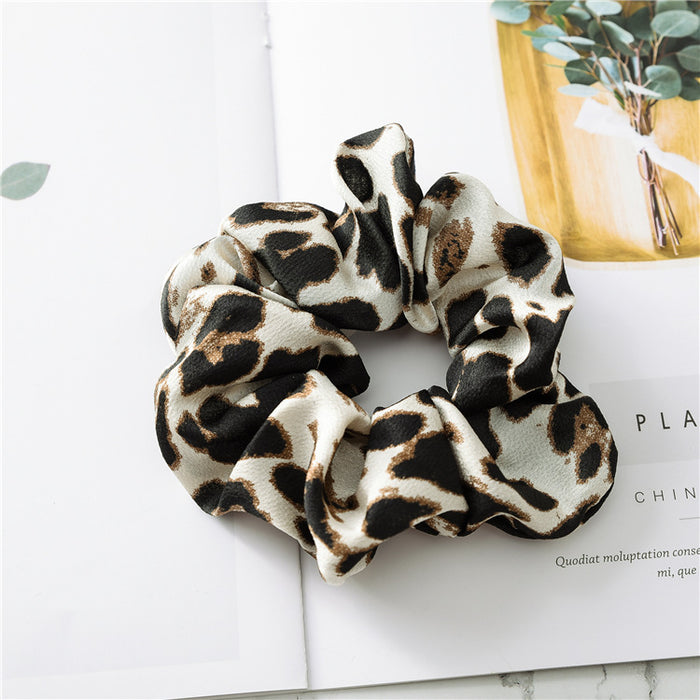 Jewelry WholesaleWholesale leopard pattern large intestine ring korean head rope JDC-HS-ST001 Hair Scrunchies 三态 %variant_option1% %variant_option2% %variant_option3%  Factory Price JoyasDeChina Joyas De China