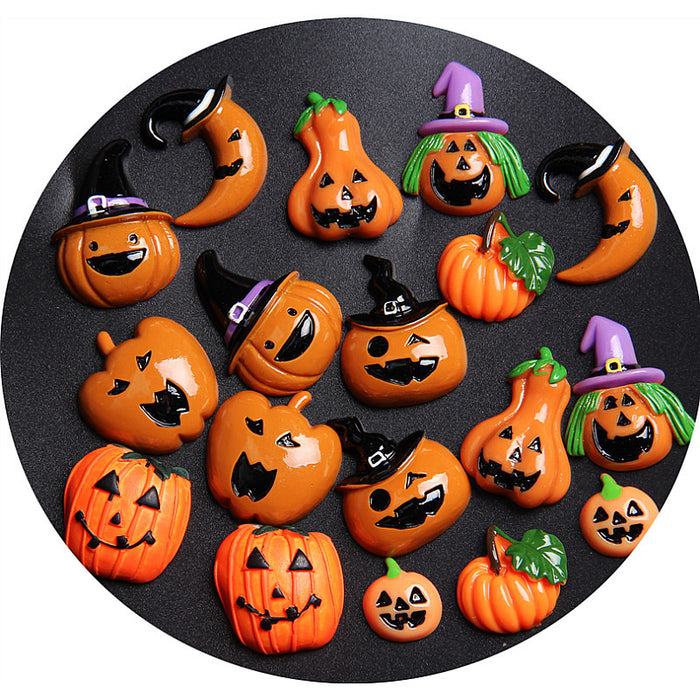 Wholesale DIY Phone Case Accessories Halloween Resin Random MOQ≥2 JDC-DIY-Miaobei005