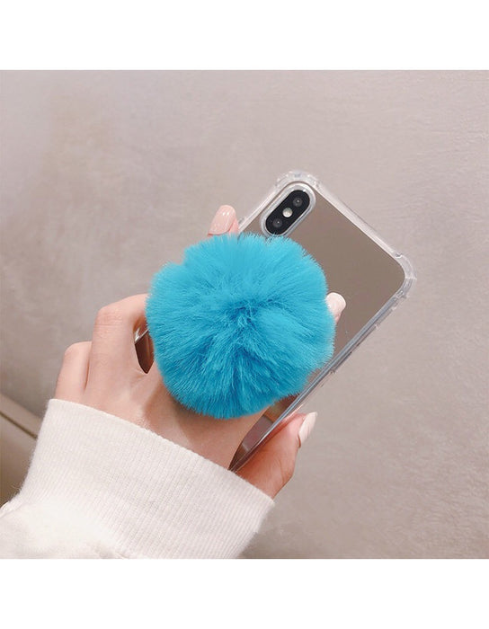 Wholesale Plush Ball Autumn Winter Phone Holder MOQ≥2 JDC-PS-XDS004